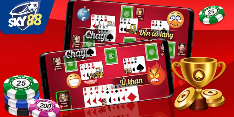 Cách chơi bài phỏm Sky88